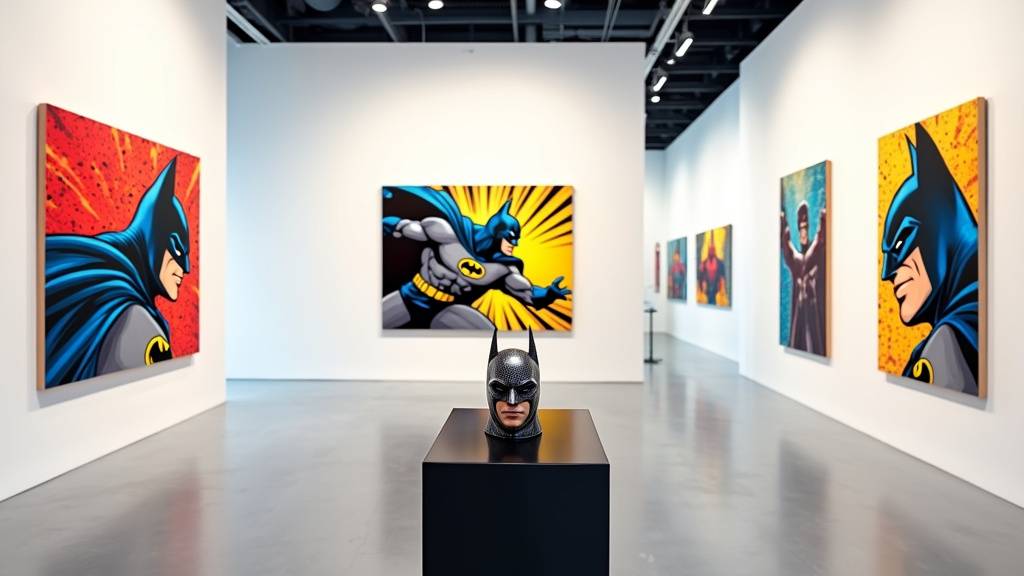 Les expositions de Batman à la Galerie Sakura qui ont marqué l'art pop - petitpointgeek.com