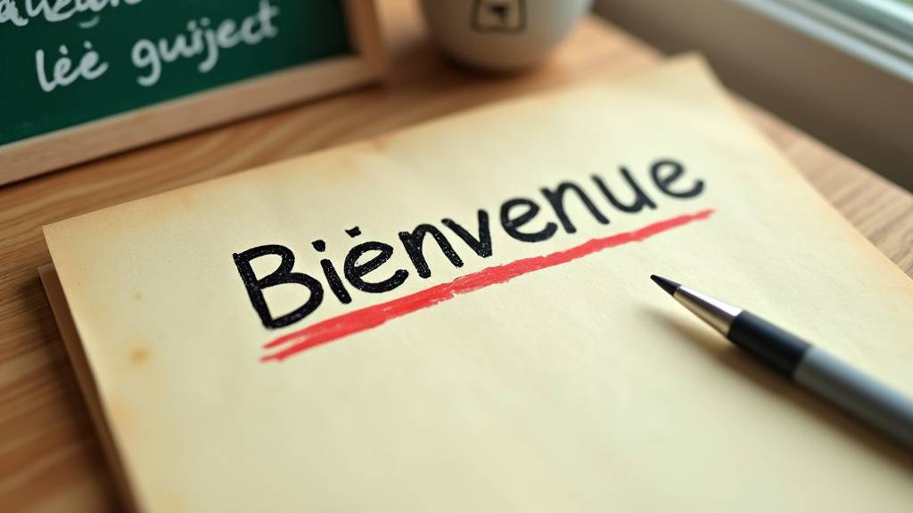 Bienvenu ou bienvenue : la règle d'accord simple en français - petitpointgeek.com