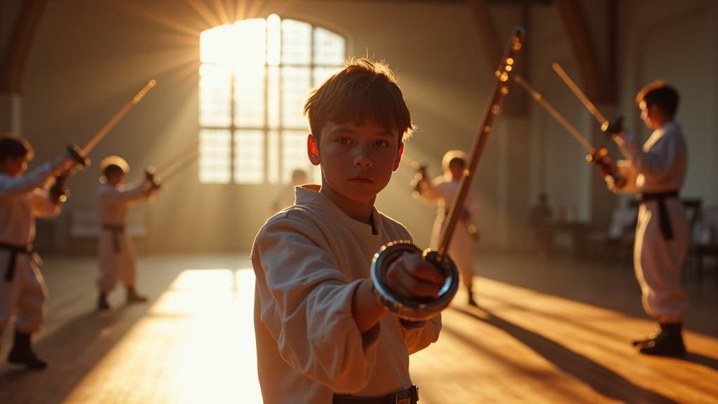 Équipement de sabre laser détaillé